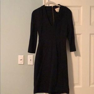 Kate Spade black V-neck dress.